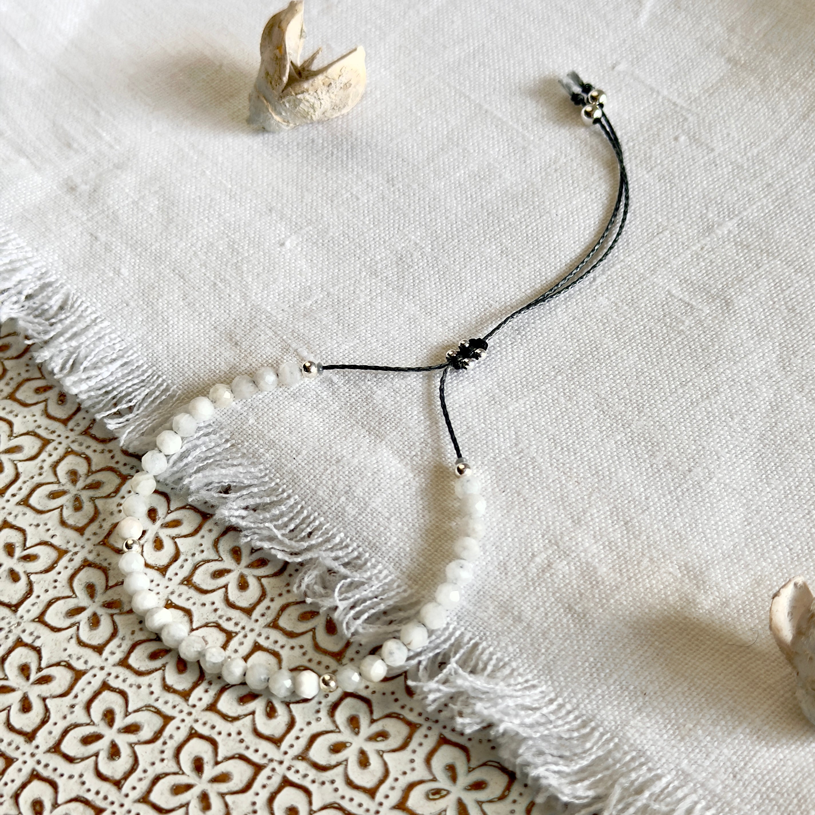 Nasma 4mm Gemstone Tasbih Bracelet | Minimal Small Wrist Dhikr
