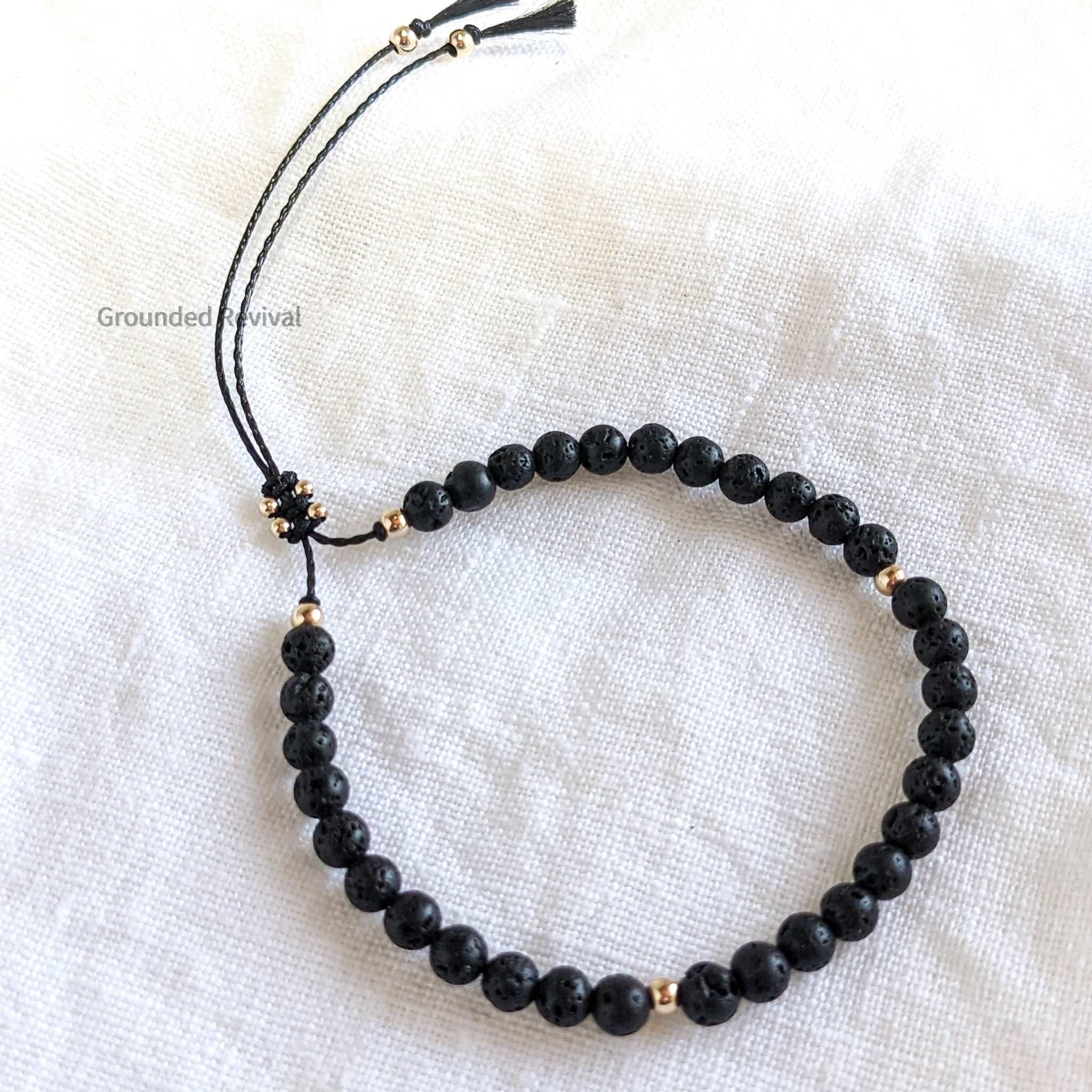 Textured Lava 4mm Tasbih Bracelet – Nasma Collection