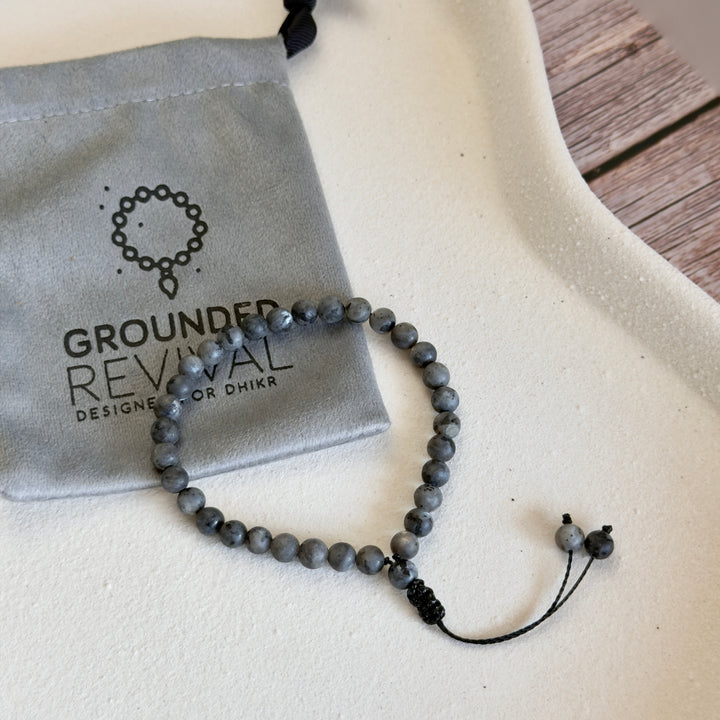 Matte Labradorite Tasbih Bracelet – Rukn Men's Collection