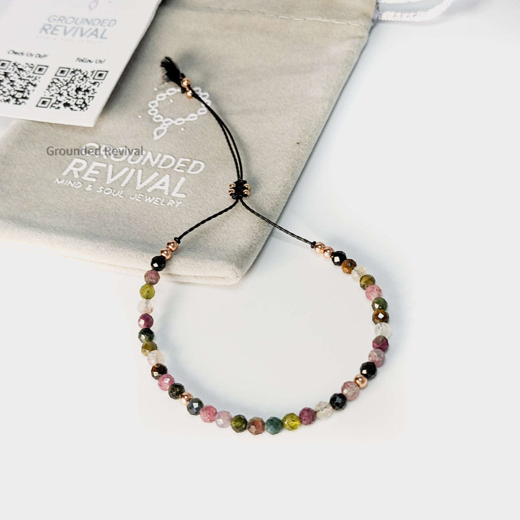 Tourmaline Tassel Tasbih Bracelet | Women's Tasbeeh Beads, 33 Beads