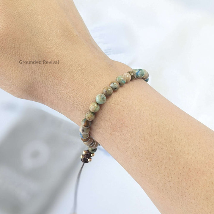 Chrysocolla Tasbih Bracelet | Women's Dhikr Beads | 33 beads