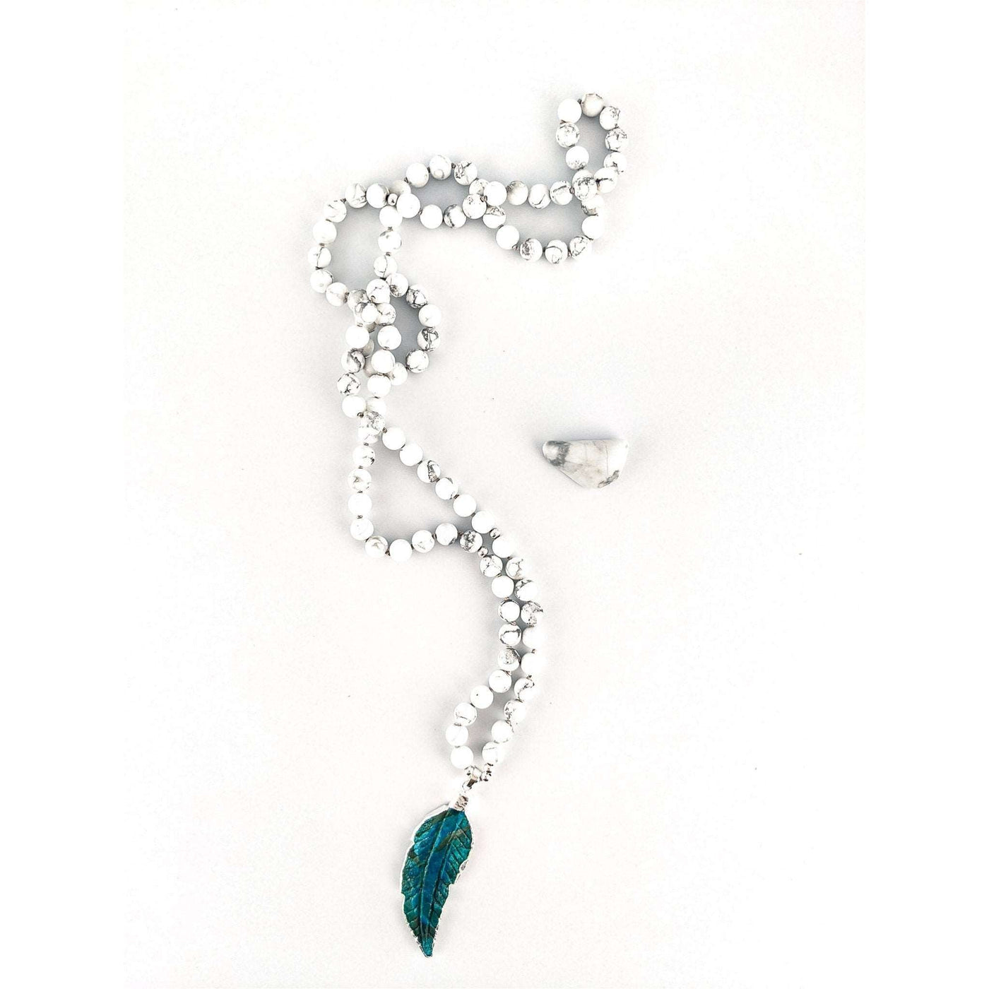 Howlite Ocean Jasper Tasbih, islamic_prayer_beads - Grounded Revival