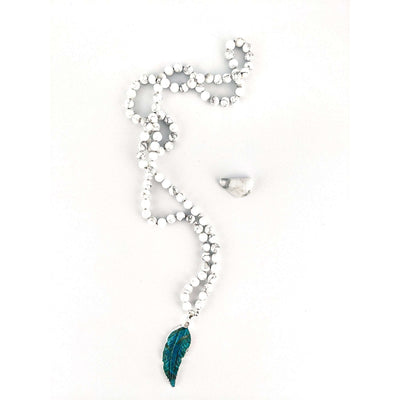 Howlite Ocean Jasper Tasbih, islamic_prayer_beads - Grounded Revival
