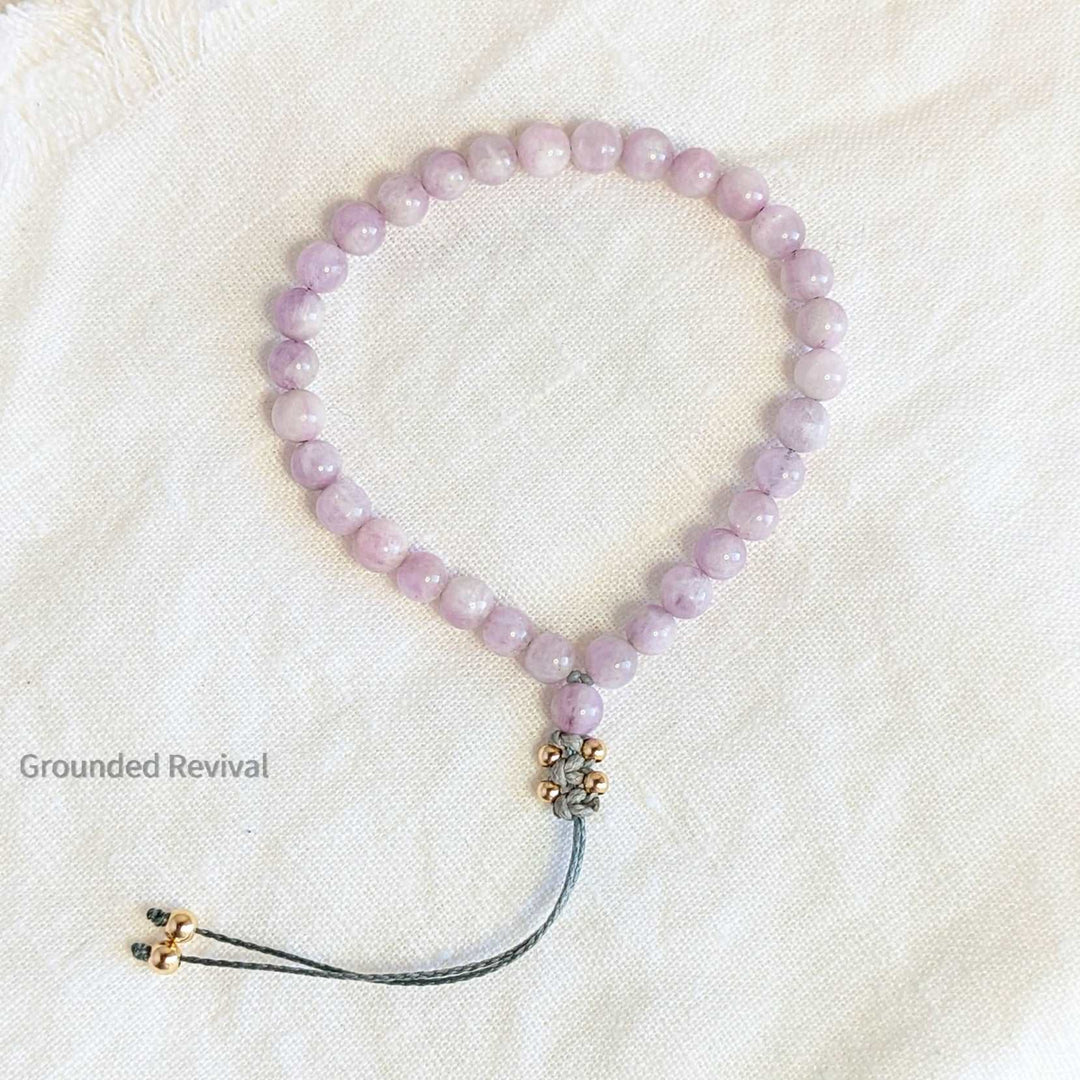 Kunzite Tasbih Bracelet | Women's Dhikr Beads | 33 Beads