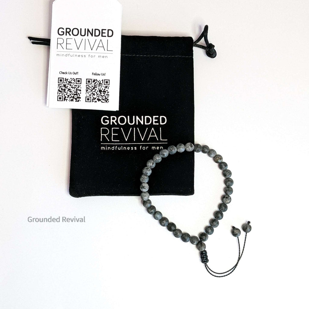 Matte Labradorite Tasbih Bracelet | Men's Misbaha | 33 Beads