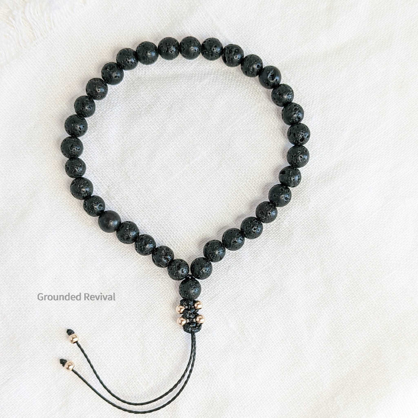 Lava Stone Tasbih Bracelet | Women's Dhikr Beads, 33 Beads