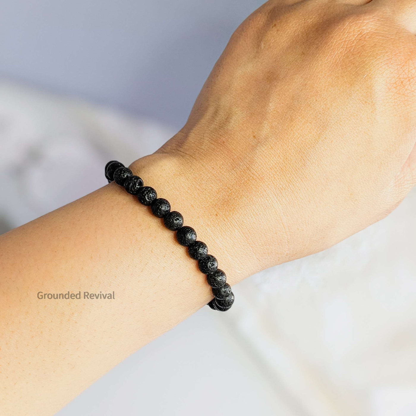 Lava Stone Tasbih Bracelet | Women's Dhikr Beads, 33 Beads