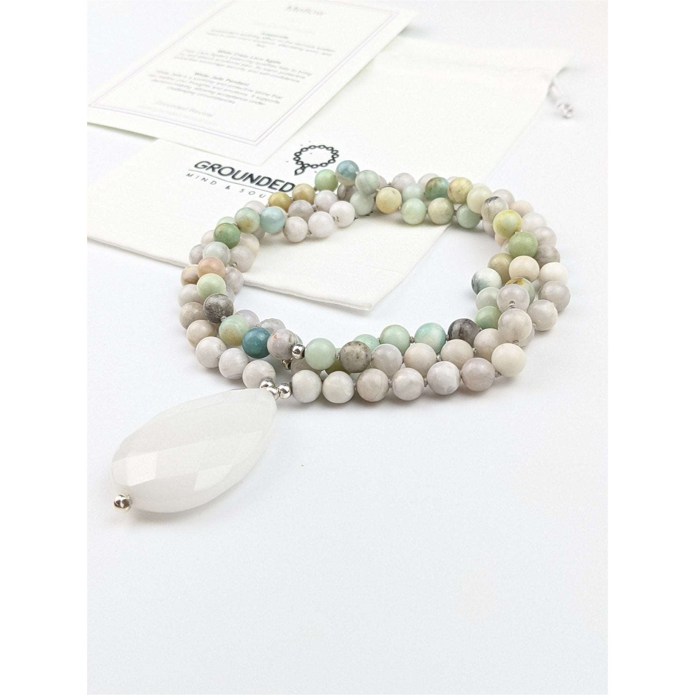 Amazonite Jade Tasbih, islamic_prayer_beads - Grounded Revival