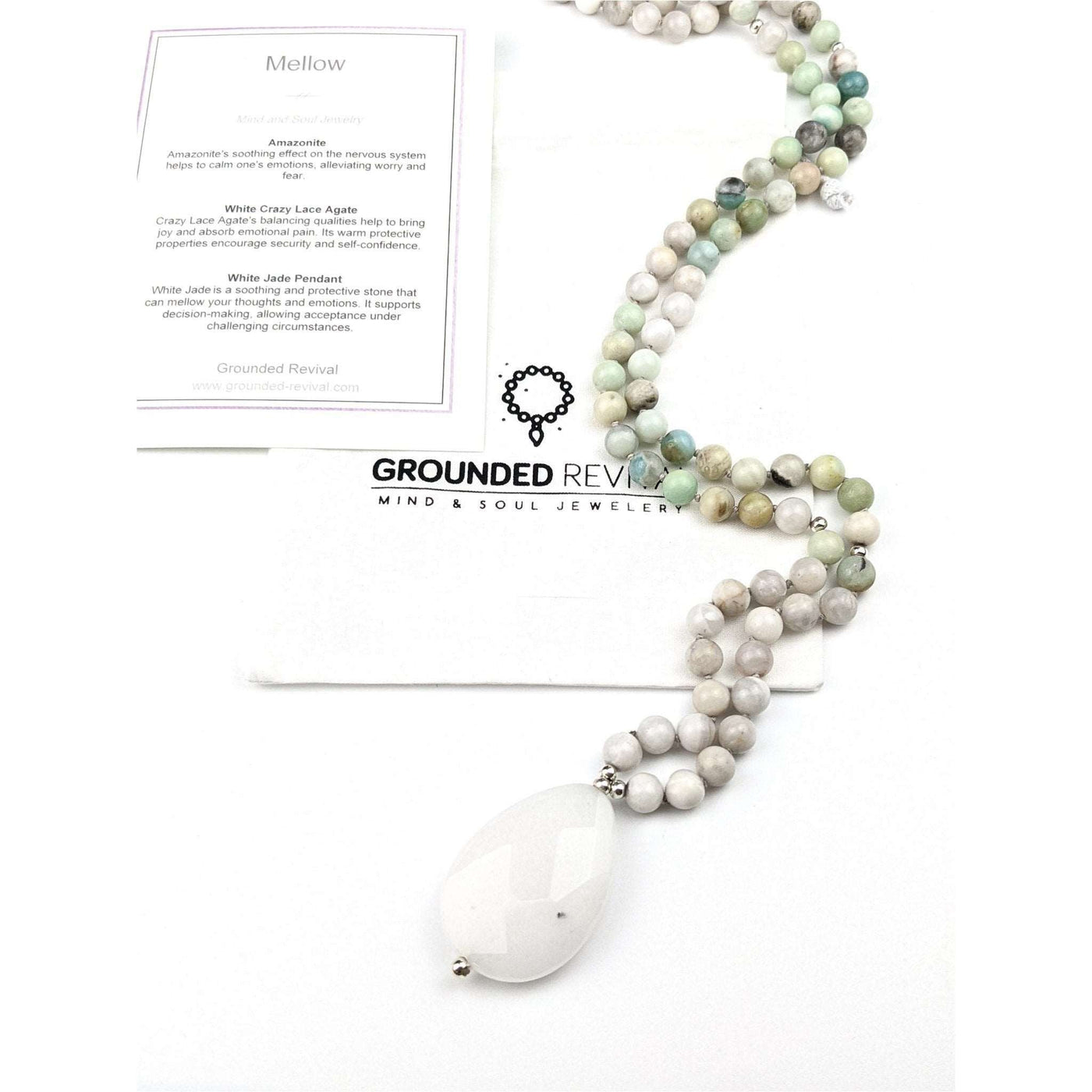 Amazonite Jade Tasbih, islamic_prayer_beads - Grounded Revival