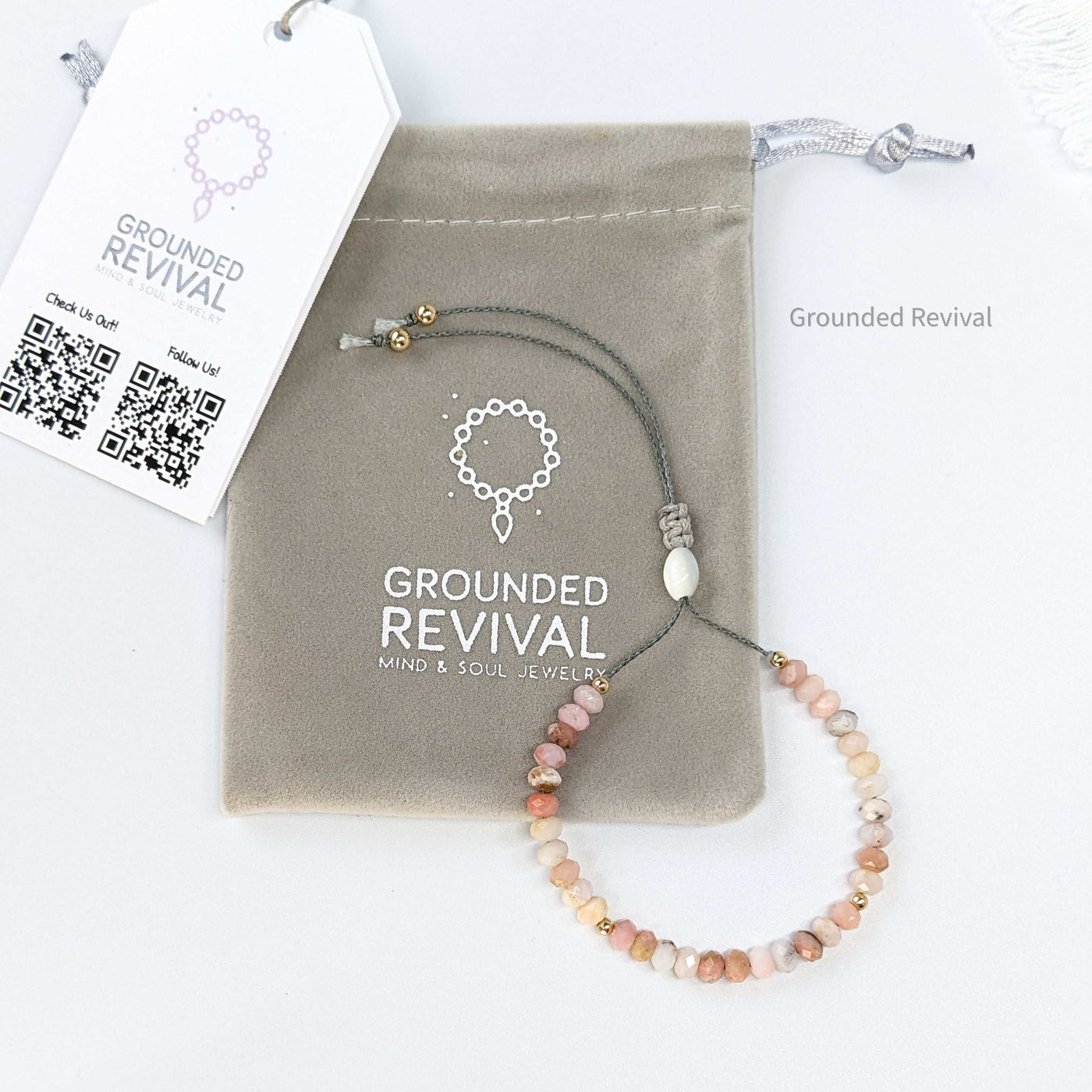 Pink Opal Tasbih Bracelet | Women's Prayer Beads - 33 Disc Beads, 6mm