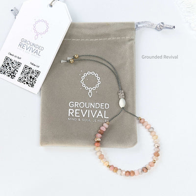 Pink Opal Tasbih Bracelet | Women's Prayer Beads - 33 Disc Beads, 6mm