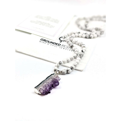 Amethyst Howlite Tasbih, islamic_prayer_beads - Grounded Revival
