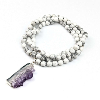 Amethyst Howlite Tasbih, islamic_prayer_beads - Grounded Revival