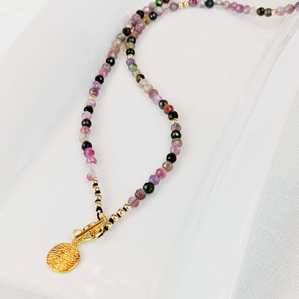 Tourmaline Silk Tasbih Necklace, islamic_prayer_beads - Grounded Revival