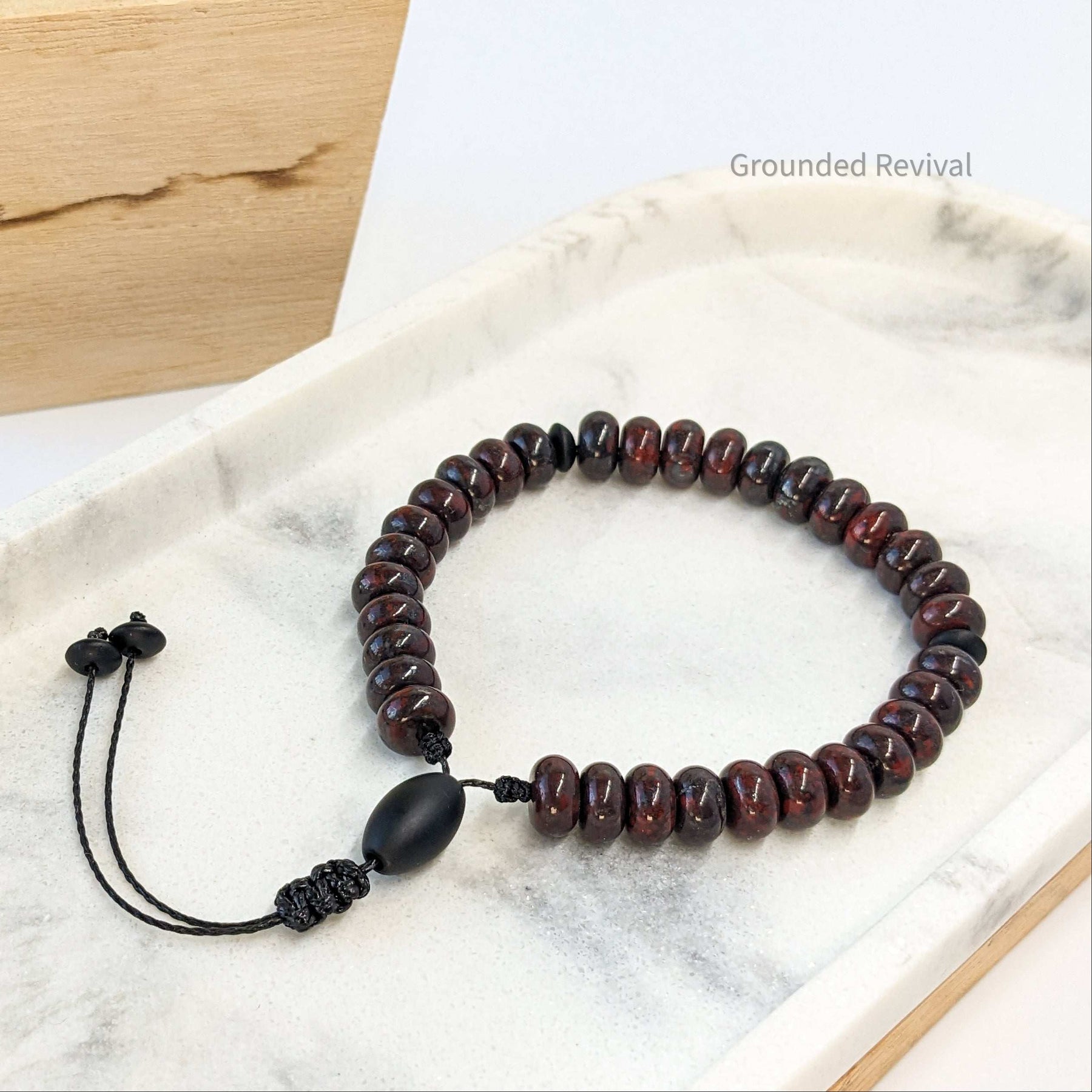 Red Bloodstone Tasbih Bracelet Qamar Men s Collection red-bloodstone-tasbih-bracelet-qamar-men-s-collection