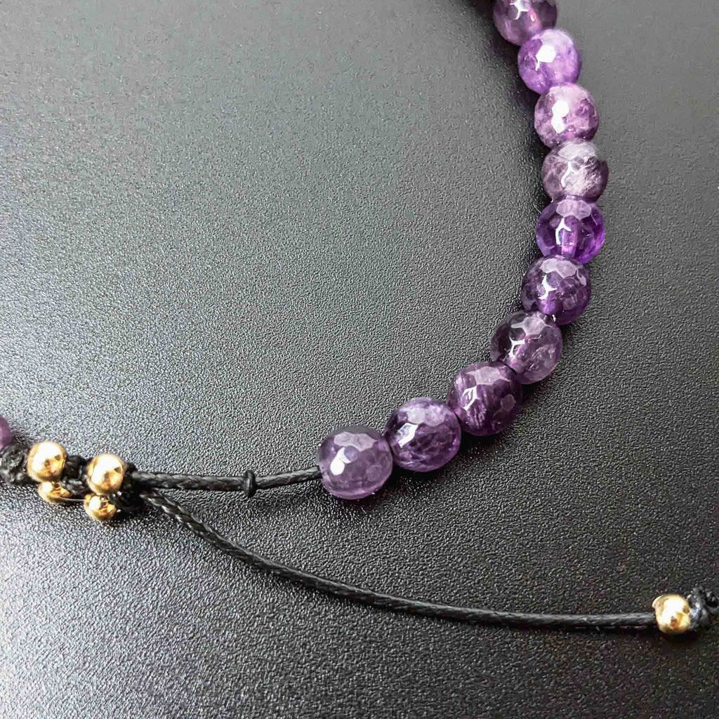 Amethyst Tasbih Bracelet, islamic_prayer_beads - Grounded Revival