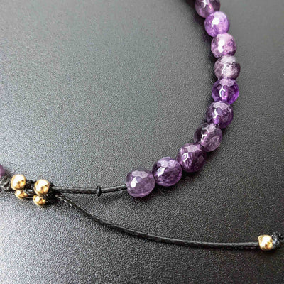 Amethyst Tasbih Bracelet, islamic_prayer_beads - Grounded Revival