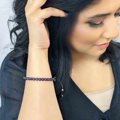 Amethyst Tasbih Bracelet, islamic_prayer_beads - Grounded Revival