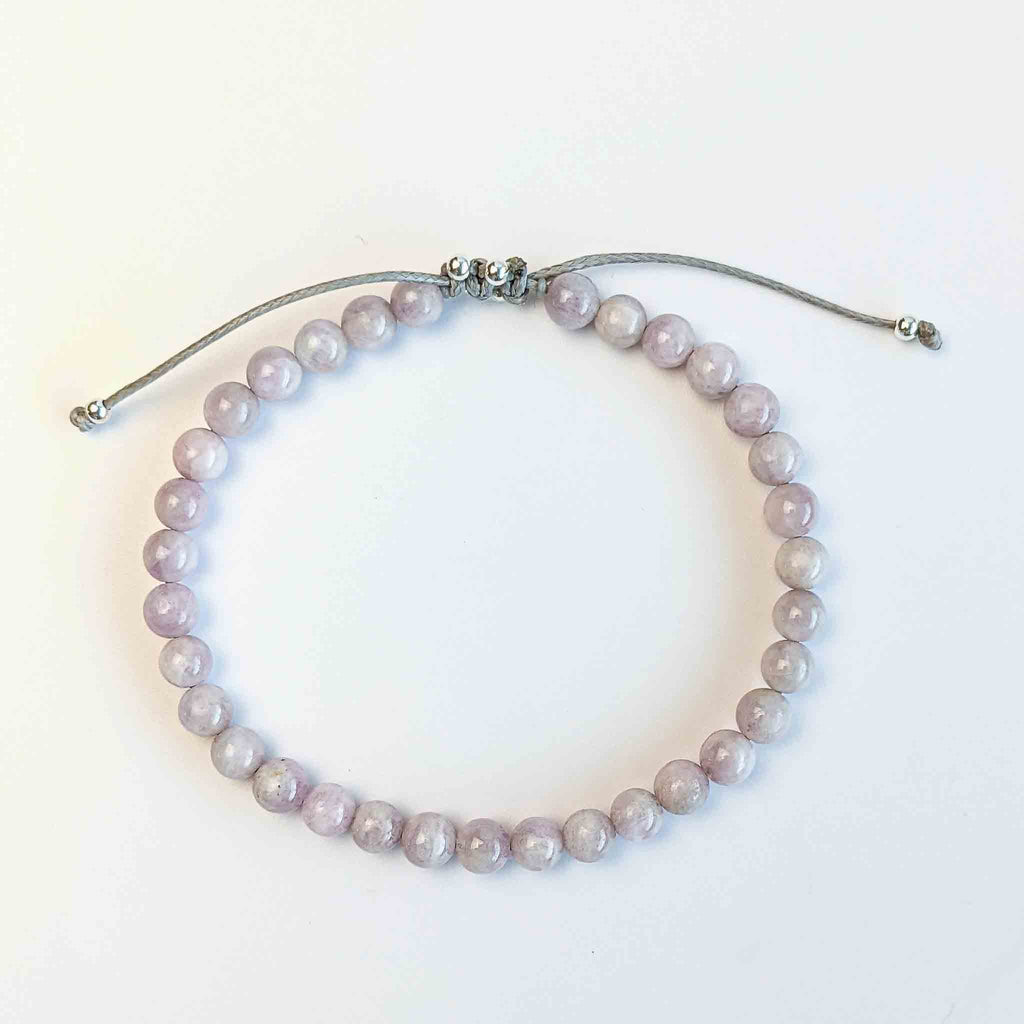 Kunzite Tasbih Bracelet, islamic_prayer_beads - Grounded Revival