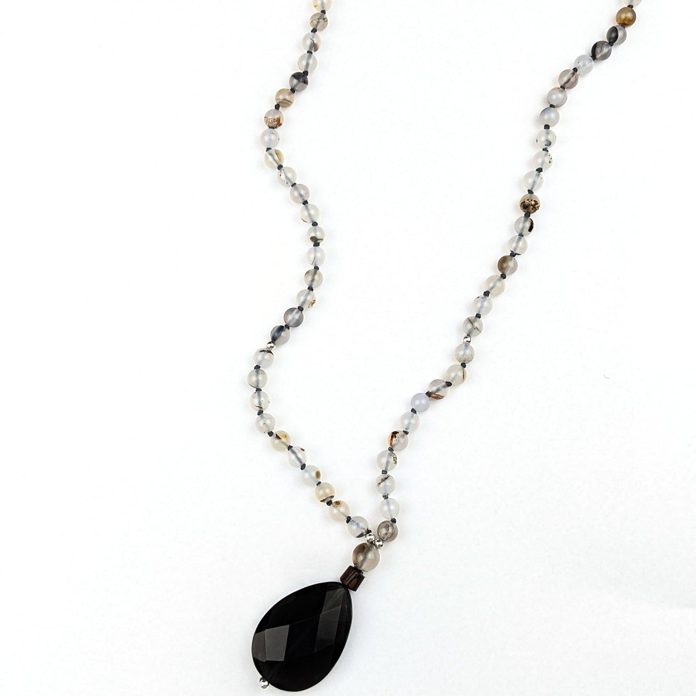 Sardonyx Smoky Quartz Tasbih, islamic_prayer_beads - Grounded Revival