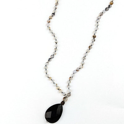 Sardonyx Smoky Quartz Tasbih, islamic_prayer_beads - Grounded Revival