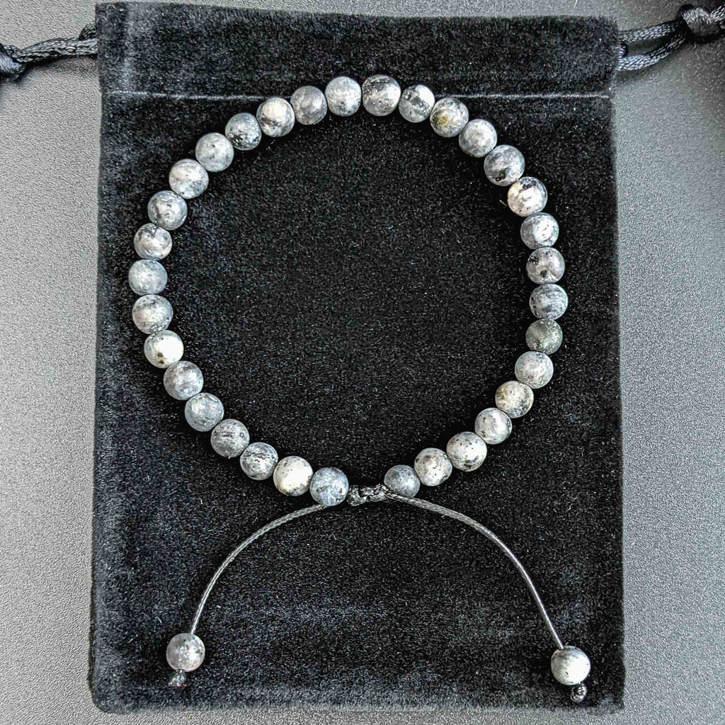 Labradorite | Men's Tasbih Bracelet, islamic_prayer_beads - Grounded Revival