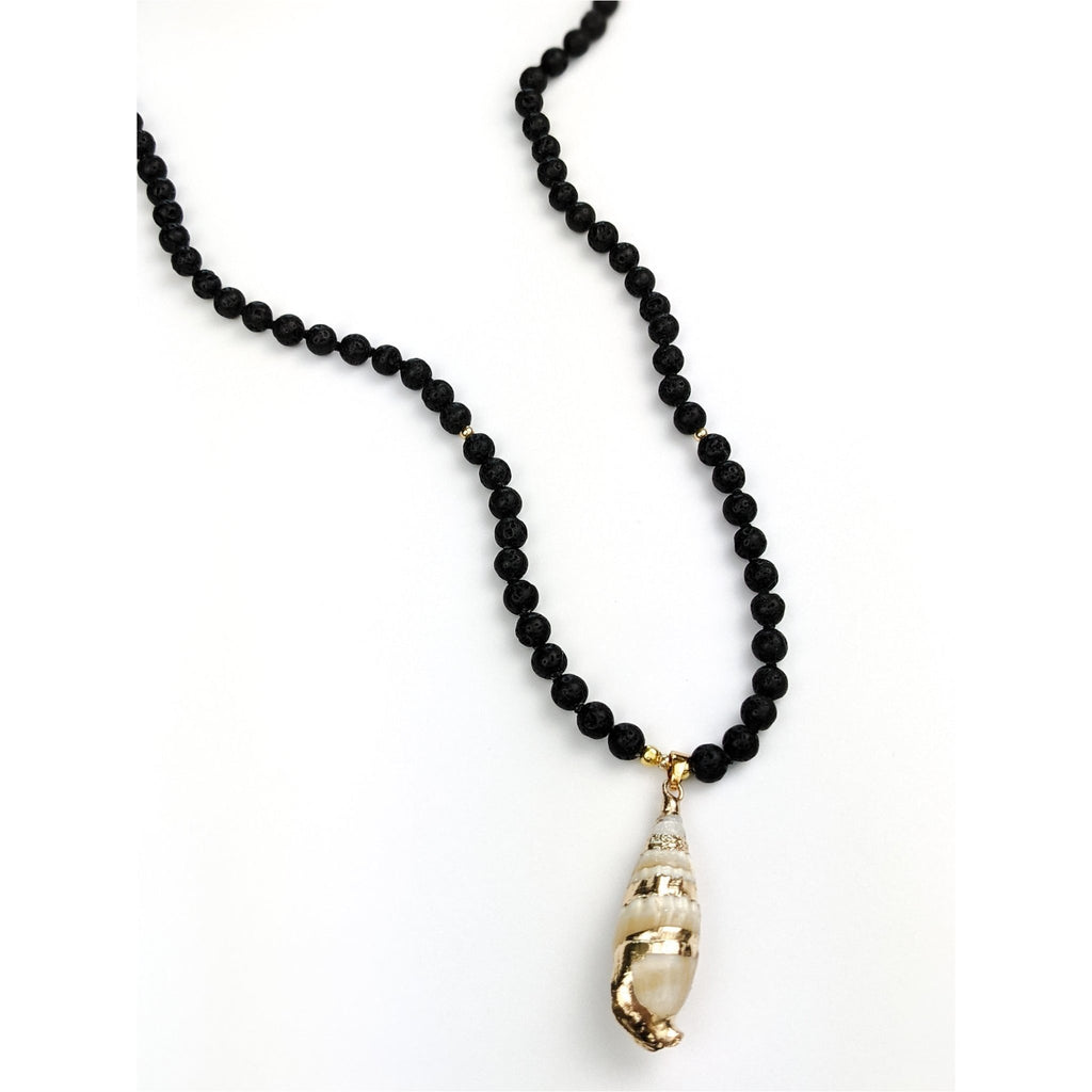 Lava Sea Shell Tasbih, islamic_prayer_beads - Grounded Revival