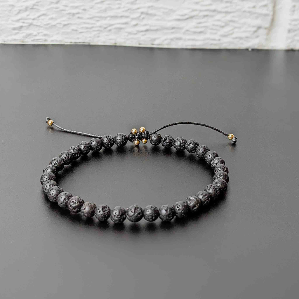 Lava Stone Tasbih Bracelet, islamic_prayer_beads - Grounded Revival