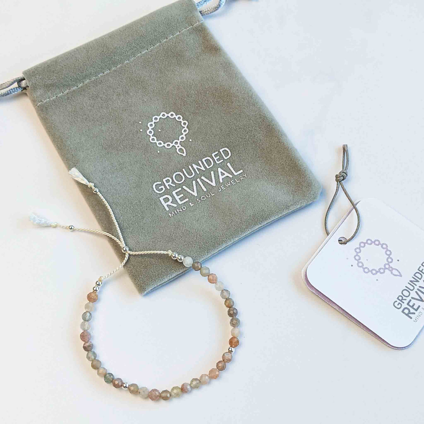 Sunstone Silk Tasbih Bracelet, islamic_prayer_beads - Grounded Revival