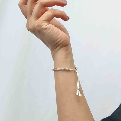 Sunstone Silk Tasbih Bracelet, islamic_prayer_beads - Grounded Revival